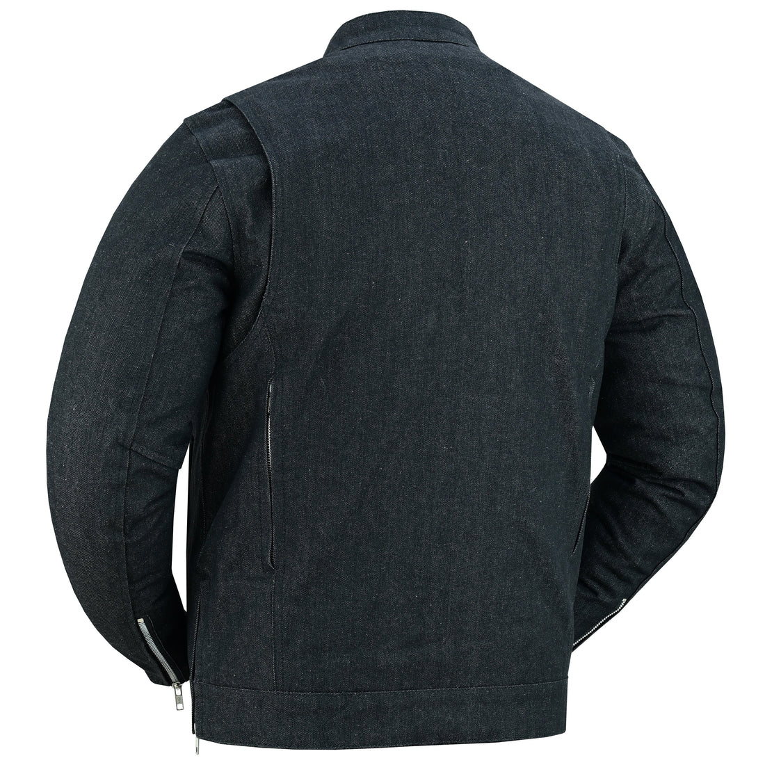 Mens Rough Rub-Off Denim Jacket