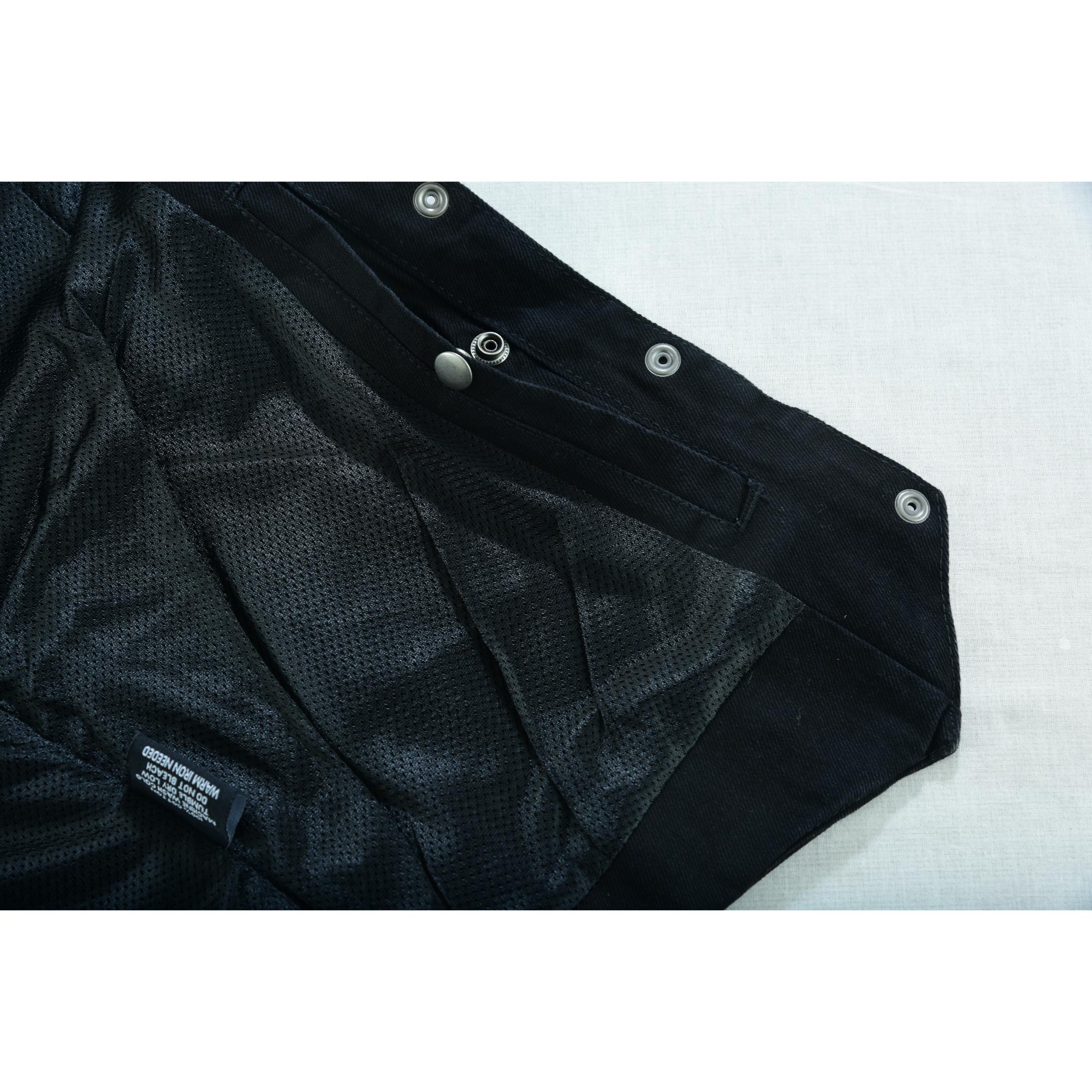 Women's Denim Classic Plain Sides Vest