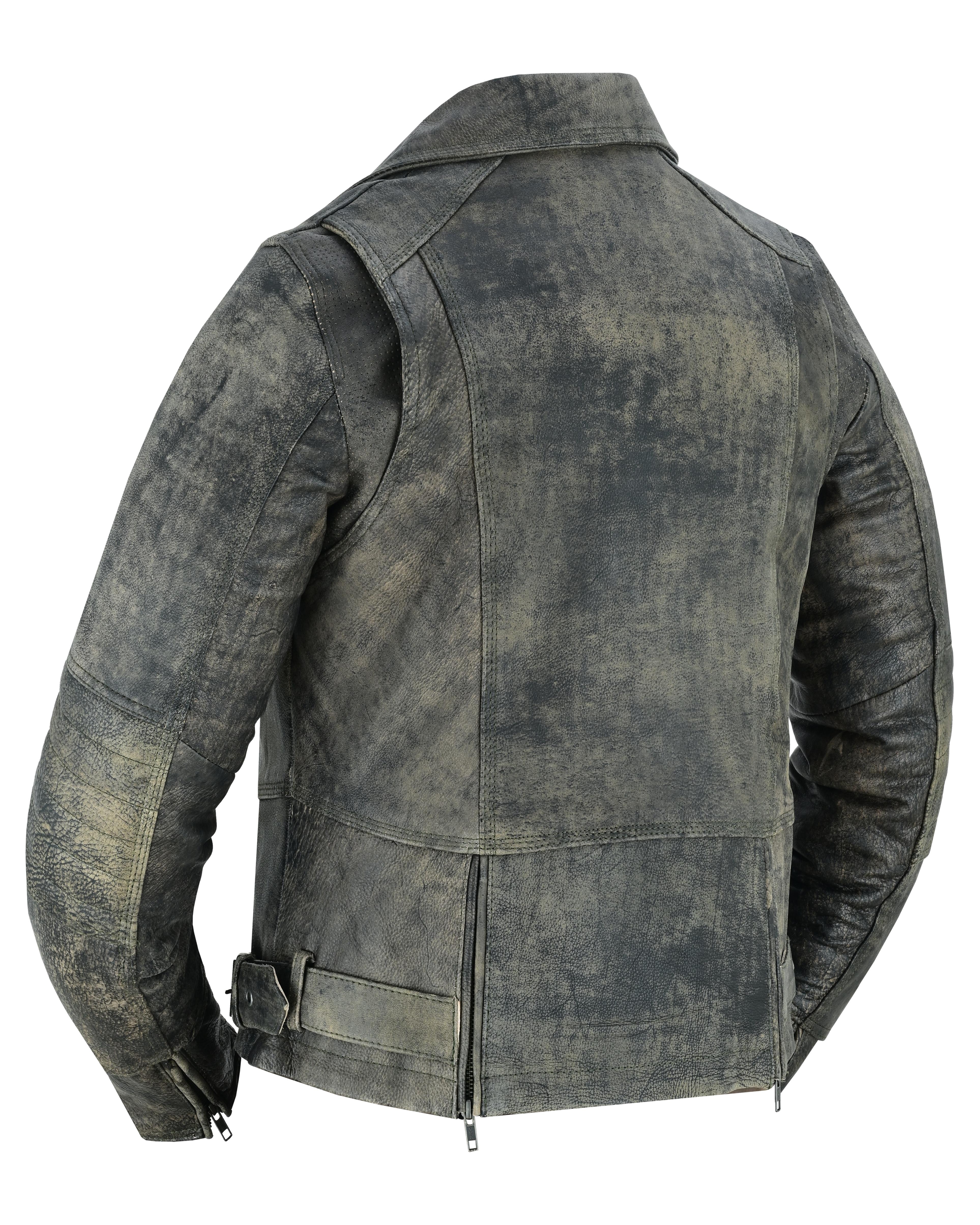 Women's Updated Stylish Antique Brown M/C Jacket