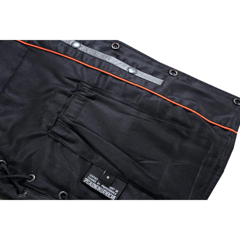 Men's Gray Single Back Panel Smart Access Pockets Vest