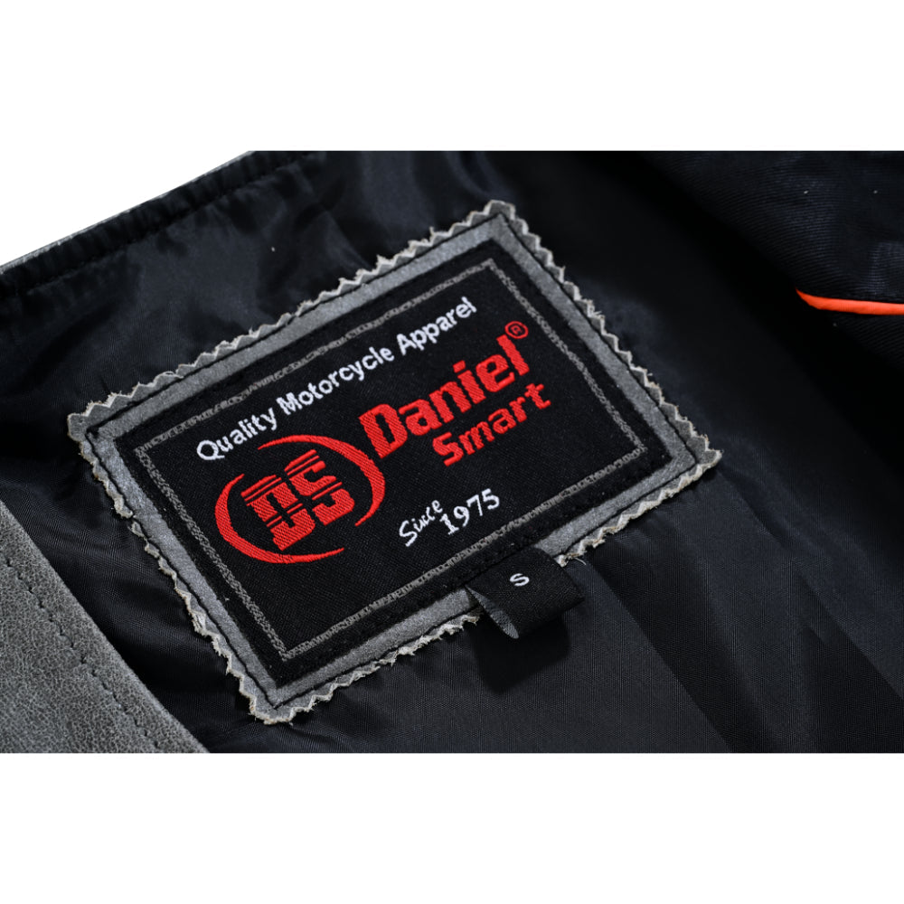 Men's Gray Single Back Panel Smart Access Pockets Vest