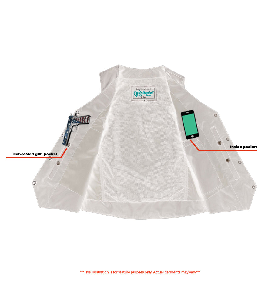 Women's Classic Plain Side Vest