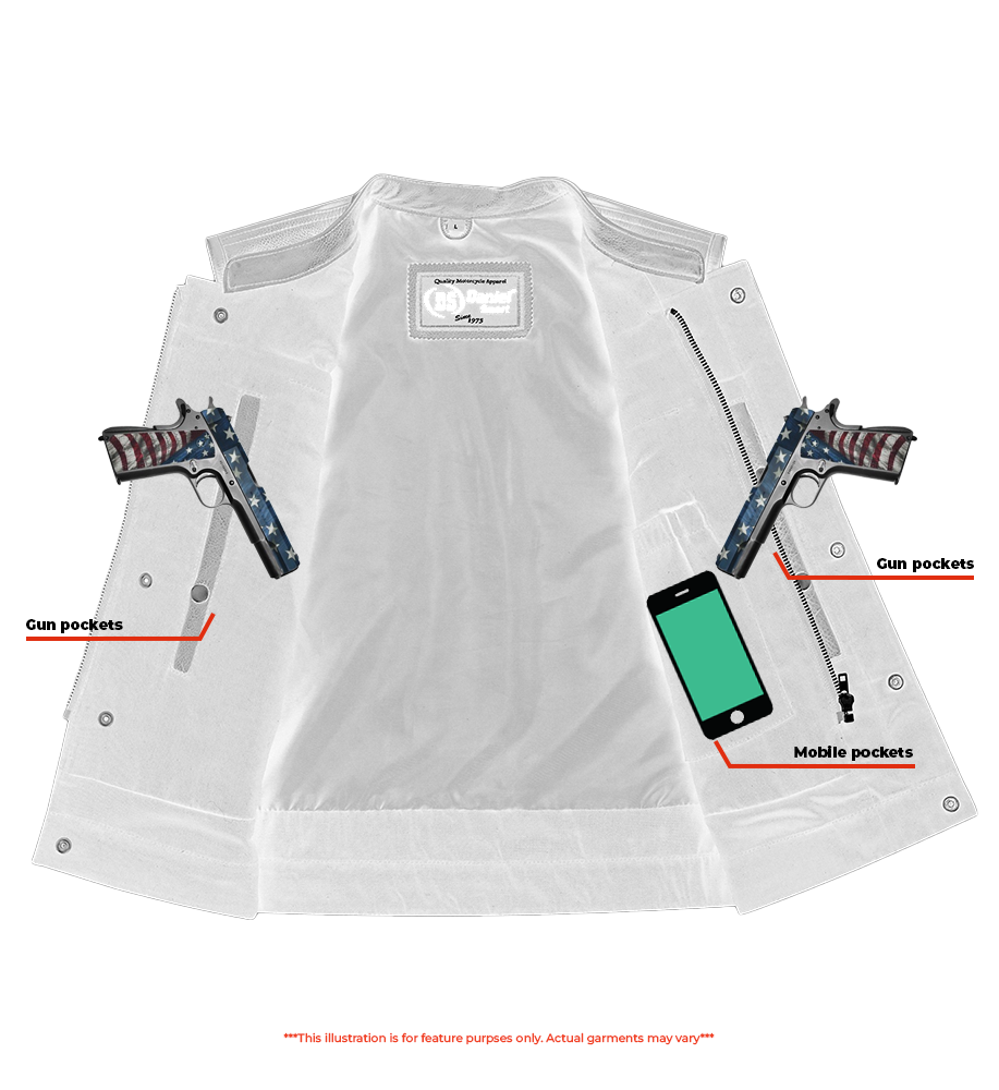 Women's Premium Single Back Panel Concealment Vest