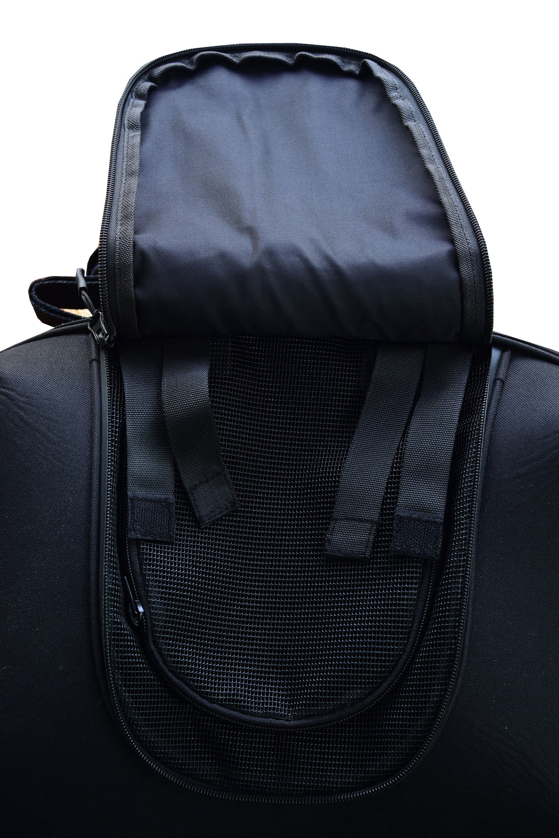 Renegade Classics Black Heavy Duty Textile Motorcycle Pet Carrier Si
