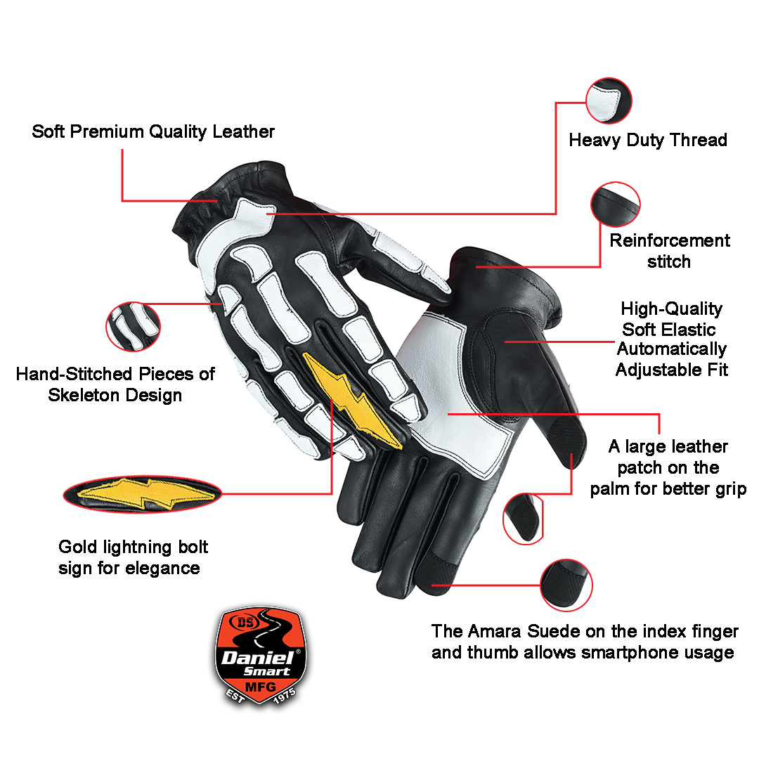 Men's Devil Hands Leather Gloves - Renegade Classics