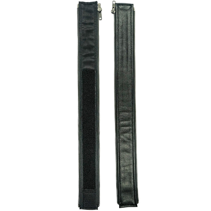 VXP53 Men's Black Universal Vest Expander Panel with Gun Metal Zip # 5