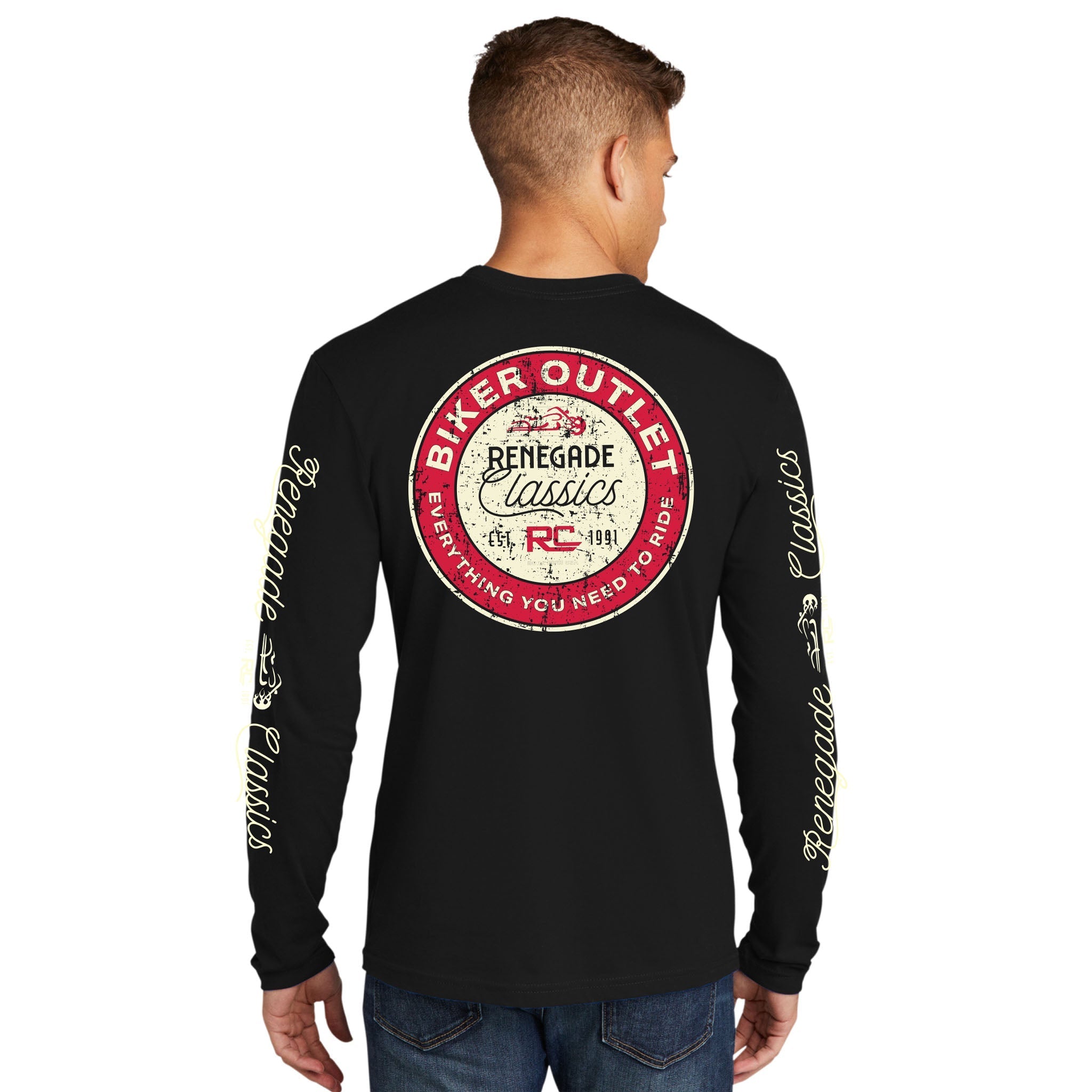 RC Retro Sign Men's Long Sleeve Shirt