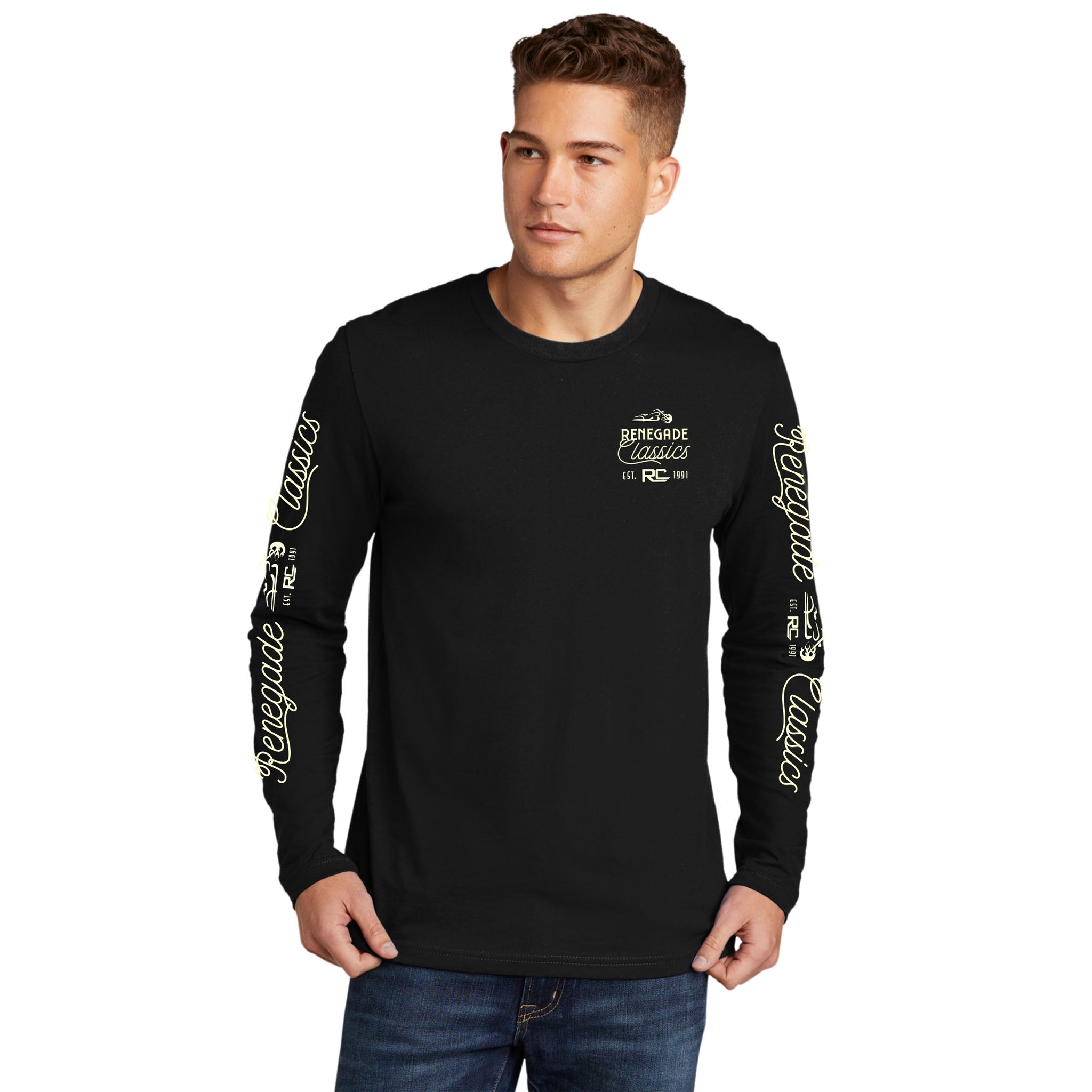 RC Retro Sign Men's Long Sleeve Shirt