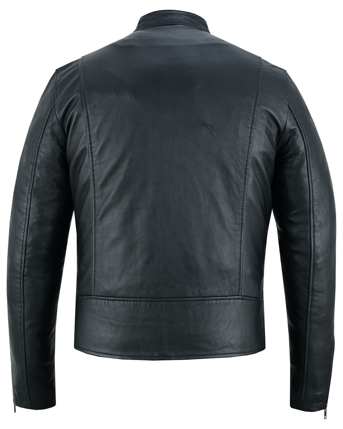 Wanton Men's Fashion Lambskin Leather Jacket â€“Black