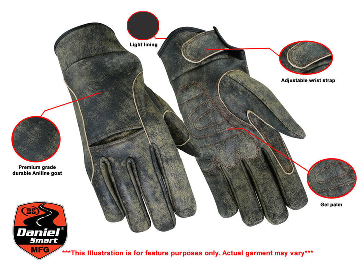 Premium Antique Brown Cruiser Glove