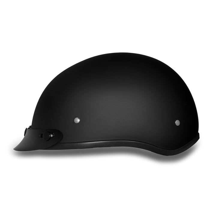 DOT Approved Daytona Skull Cap Helmet â€“ Dull Black