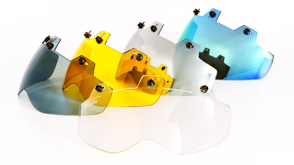 2-312 3 Snap Shorty Shield - Hard Coated Blue Mirror