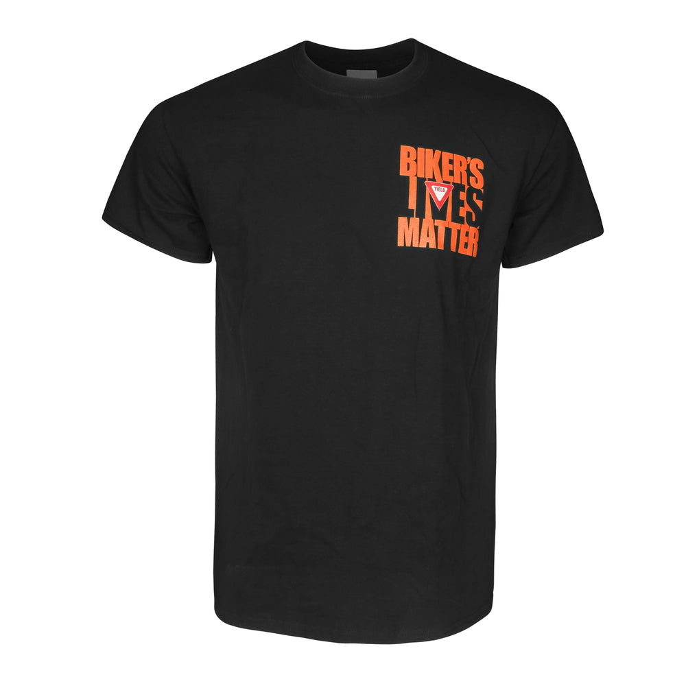 Classic Black Biker Lives Matter Men's T-Shirt