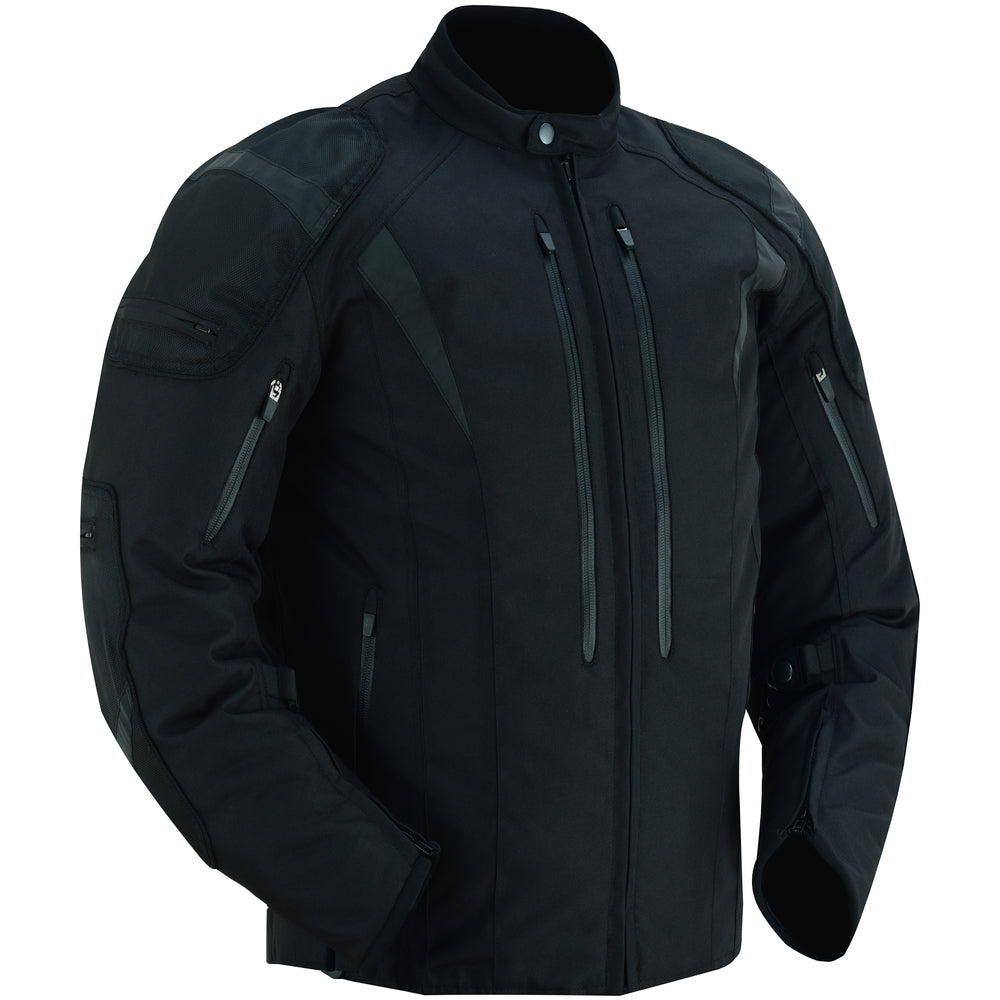 Men's Blast Black Micro Mesh Motorcycle Jacket â€“ Ventilated