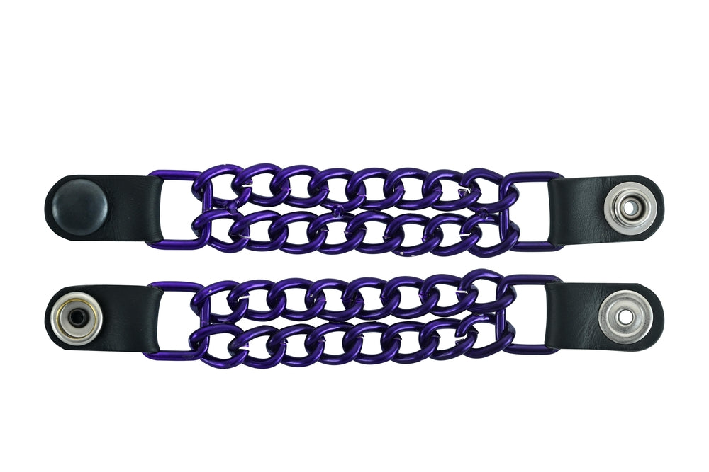 PKVPC1PG Vest EXTENDER POWDER COATED PURPLE GLITTER