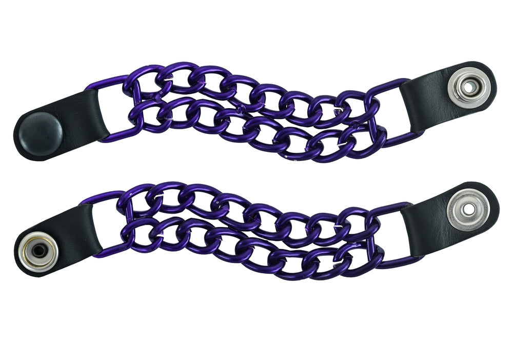 PKVPC1PG Vest EXTENDER POWDER COATED PURPLE GLITTER