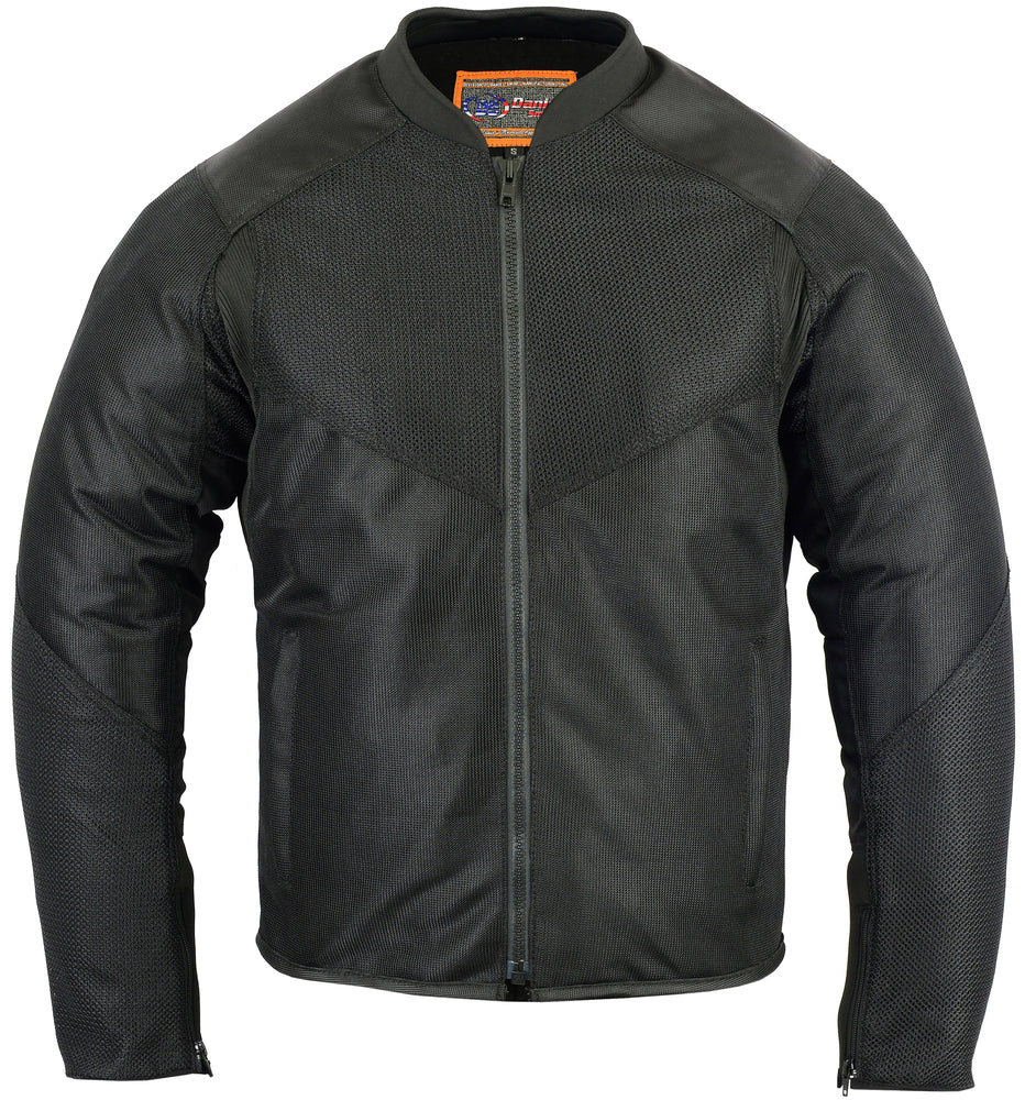 Men's Ventilated Mesh Motorcycle Jacket â€“ Sporty, All-Season