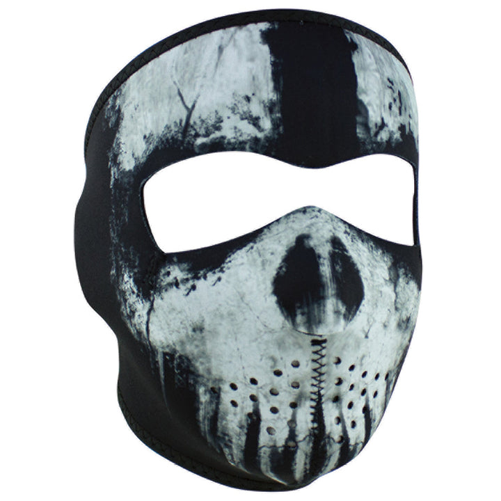 WNFM49 ZANÂ® Full Mask- Neoprene- Skull Ghost