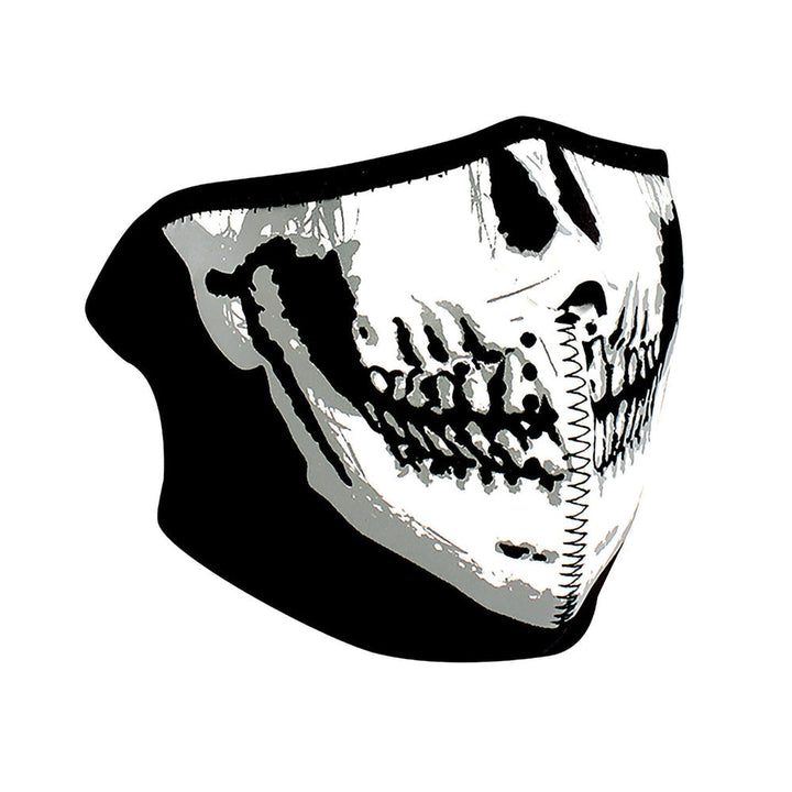 WNFM2H ZANÂ® Half Mask- Neoprene- Skull Face