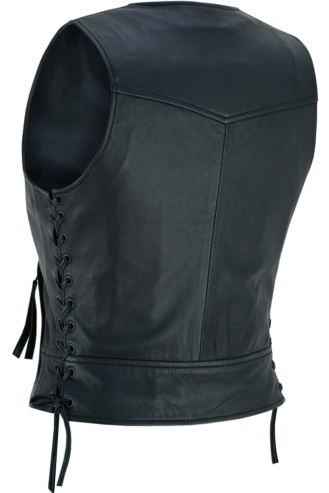 Women's Lightweight Vest with Rivets Detailing