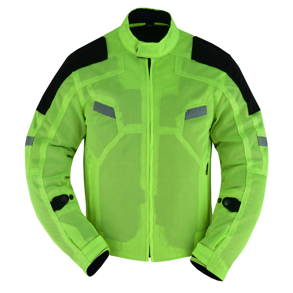 Men's High-Vis Performance Mesh Jacket â€“ Protective & Stylish