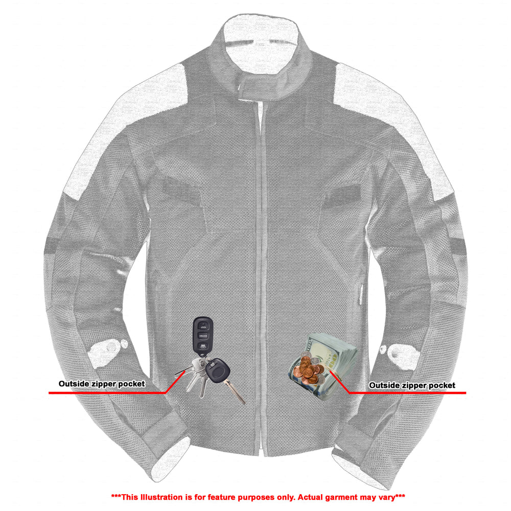 Men's High-Vis Performance Mesh Jacket â€“ Protective & Stylish