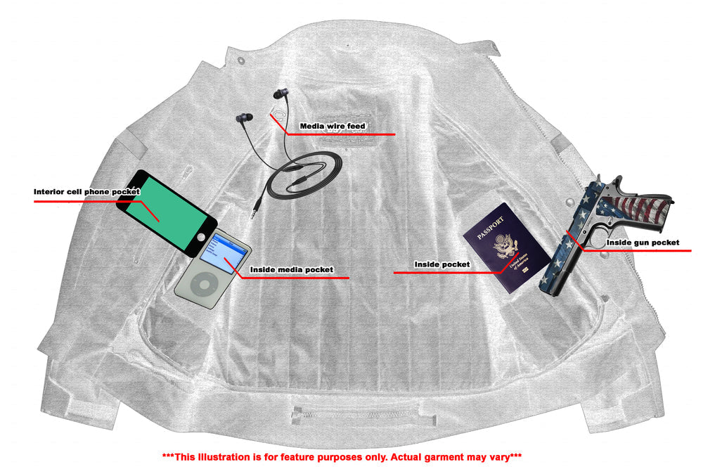 Men's Black Racer Mesh Jacket â€“ Protective Design