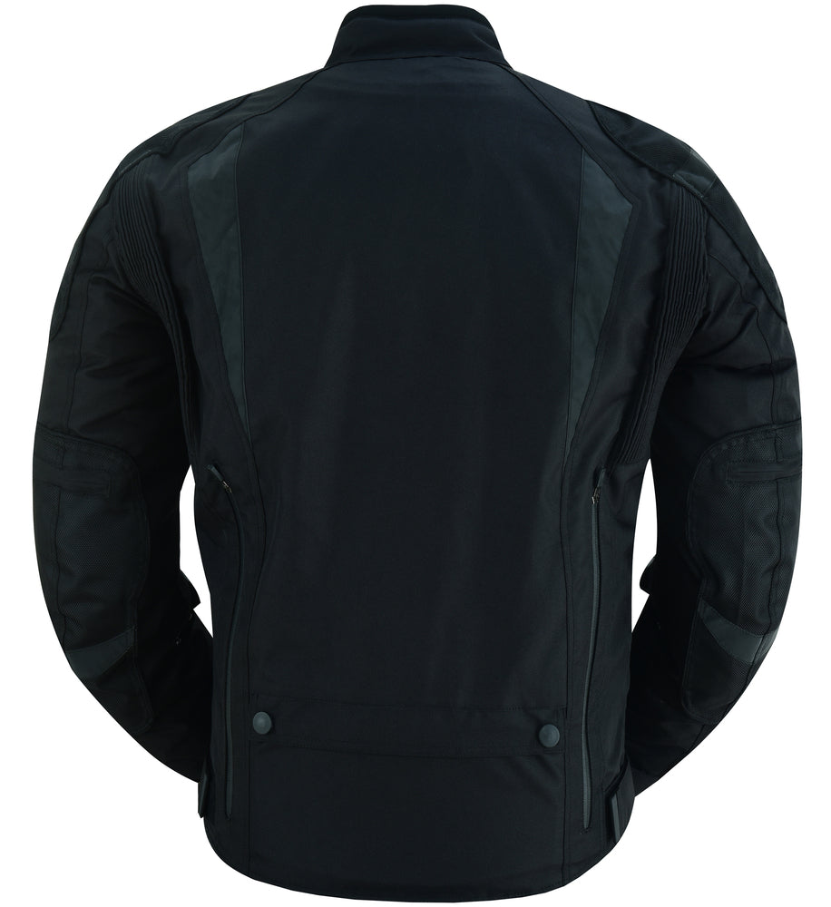 Men's Blast Black Micro Mesh Motorcycle Jacket â€“ Ventilated