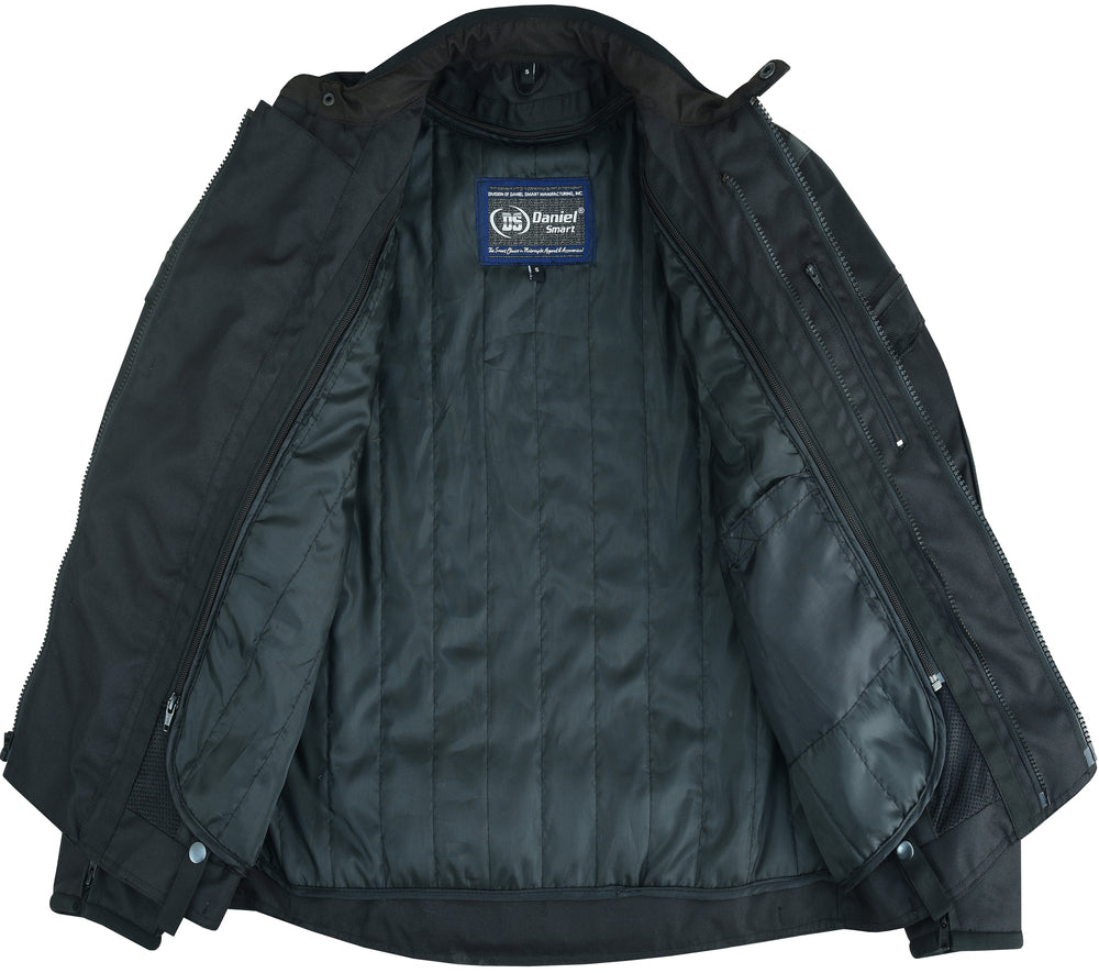 Men's Blast Black Micro Mesh Motorcycle Jacket â€“ Ventilated
