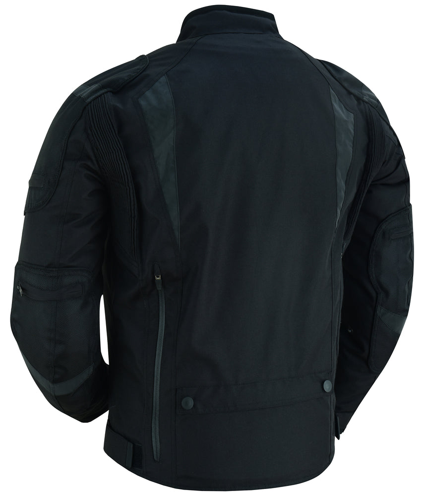 Men's Blast Black Micro Mesh Motorcycle Jacket â€“ Ventilated