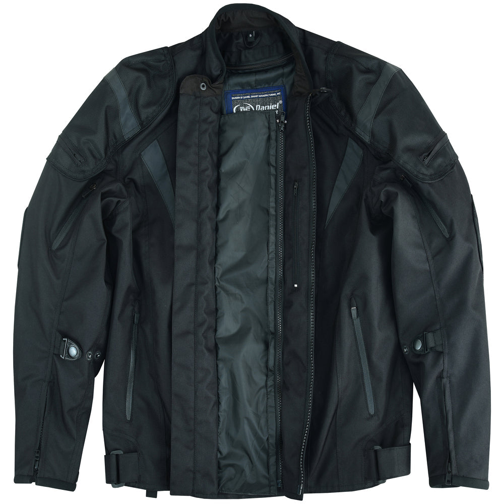 Men's Blast Black Micro Mesh Motorcycle Jacket â€“ Ventilated