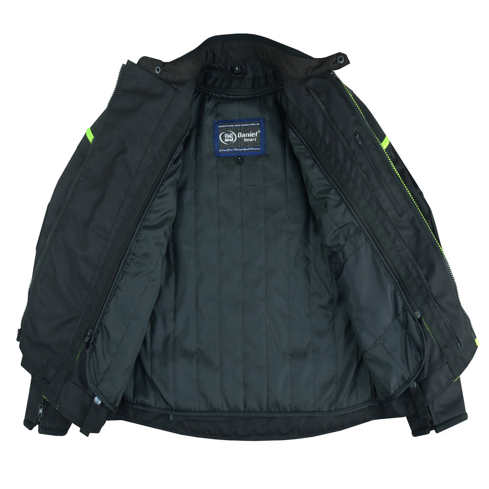 Hi-Viz blast Micro Mesh Mens Motorcycle Jacket â€“ Lightweight