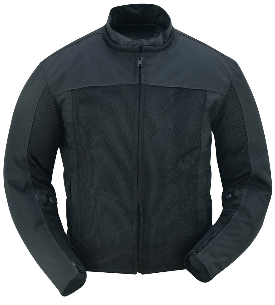 Cross Wind Men's Mesh Jacket â€“ Black