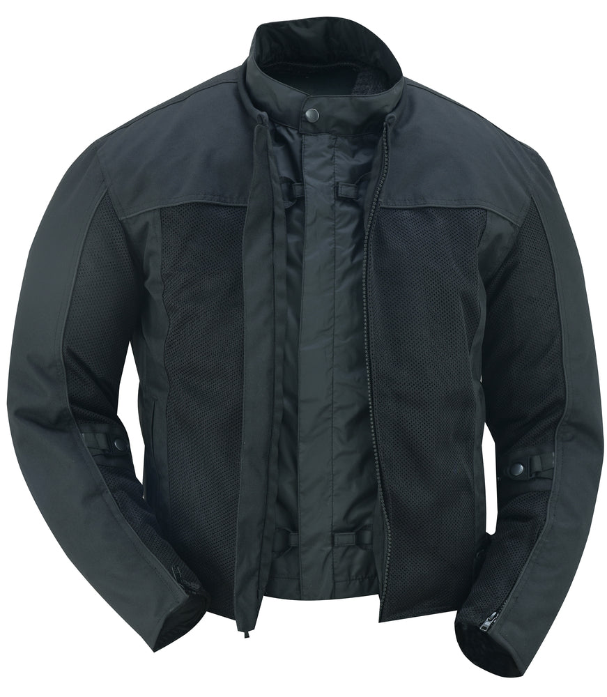 Cross Wind Men's Mesh Jacket â€“ Black