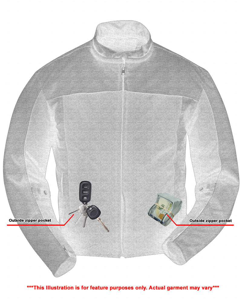 Cross Wind Men's Mesh Jacket â€“ Black