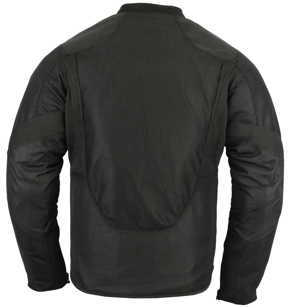Men's Ventilated Mesh Motorcycle Jacket â€“ Sporty, All-Season