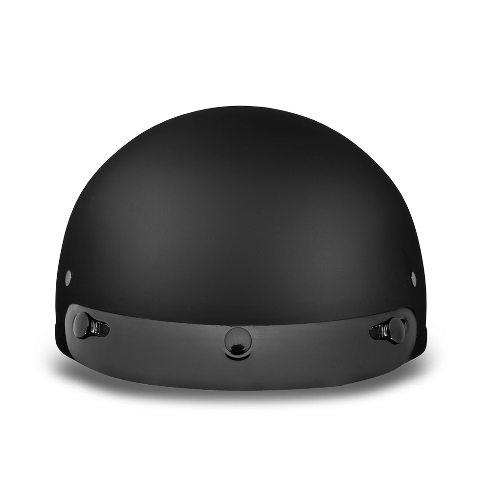 DOT Approved Daytona Skull Cap Helmet â€“ Dull Black