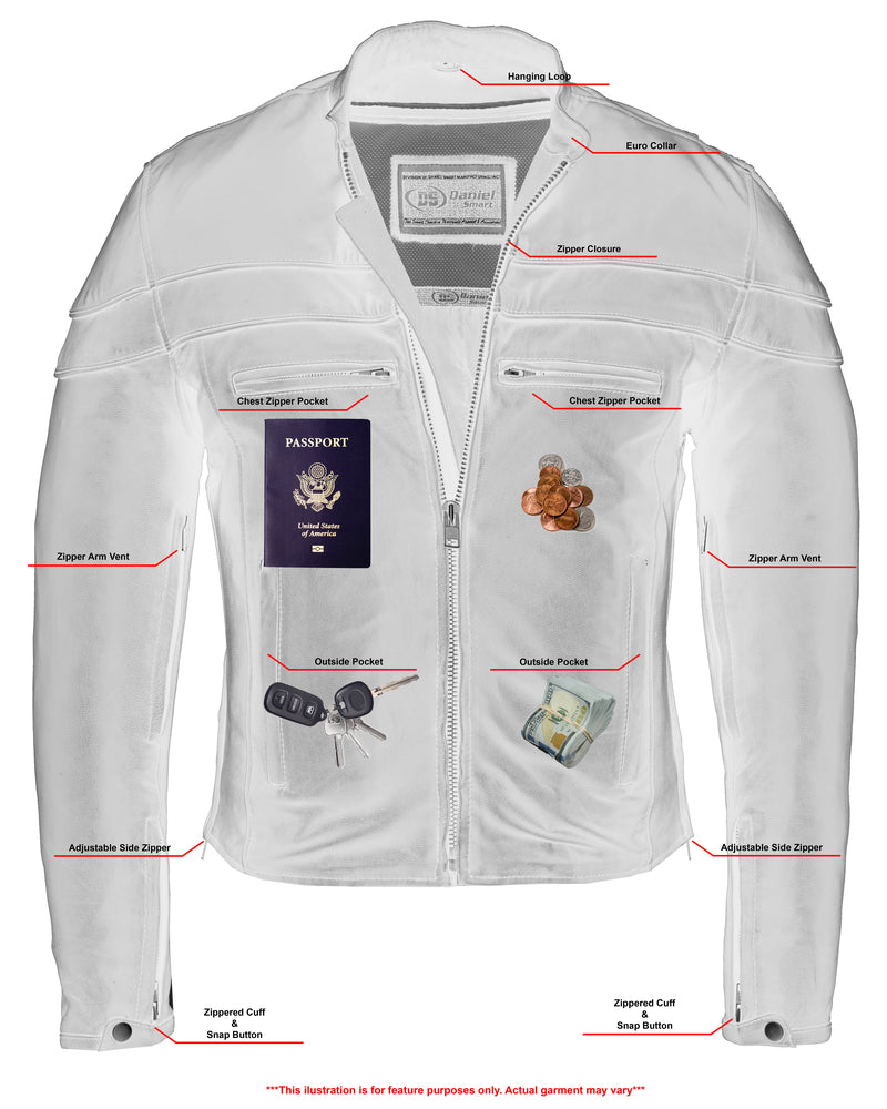 Men's Tall Sporty Scooter Jacket â€“ Naked Cowhide