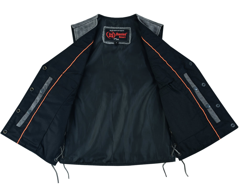 Women's Gray Single Back Panel Concealed Carry Vest