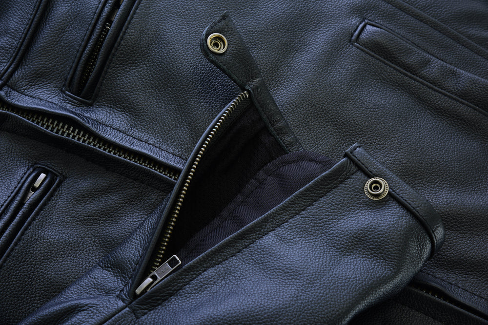Men's Tall Sporty Scooter Jacket â€“ Naked Cowhide